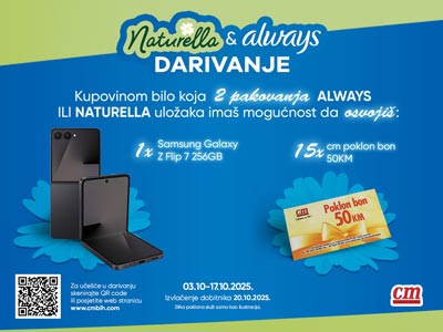 Always i Naturella darivanje!