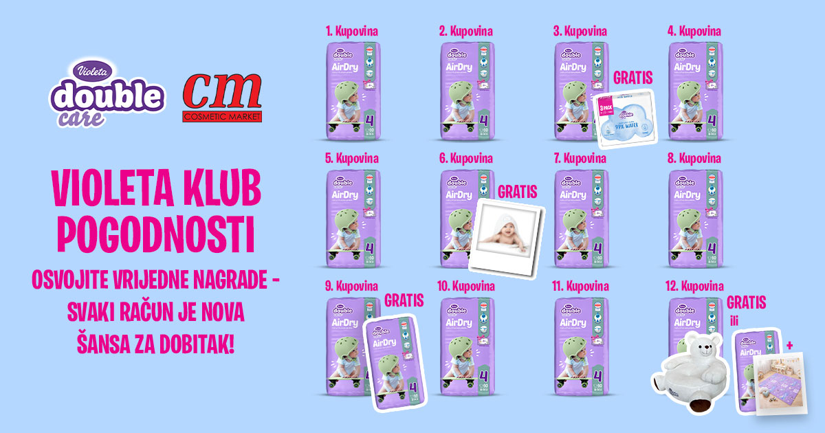 CM & Violeta klub pogodnosti!