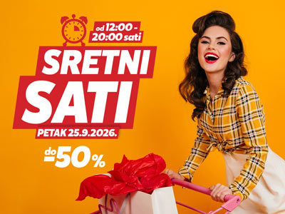 Sretni sati u petak, 25.09.2026.